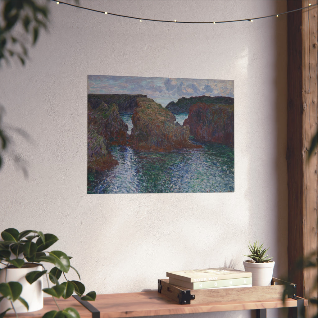 Claude Monet - Rocks at Port-Goulphar, Belle-Île | Fine Art Poster