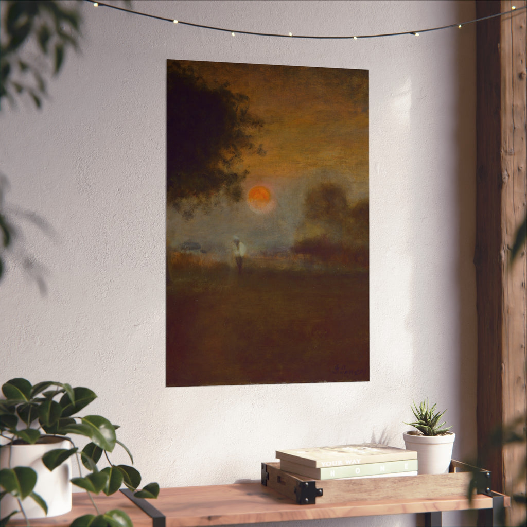 George Inness - Moonrise | Fine Art Poster