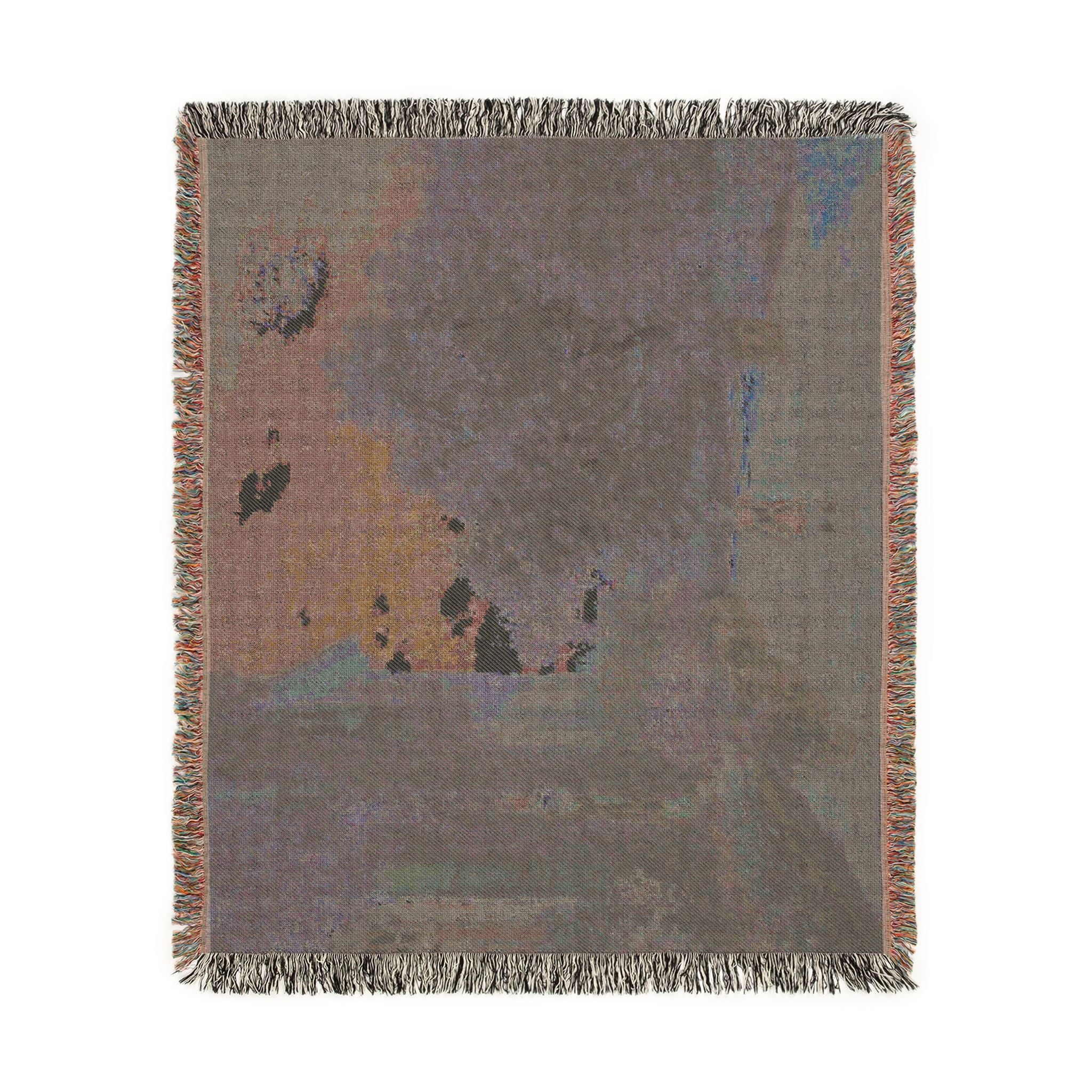 Claude Monet - The Artist's House at Argenteuil | Woven Tapestry Blanket