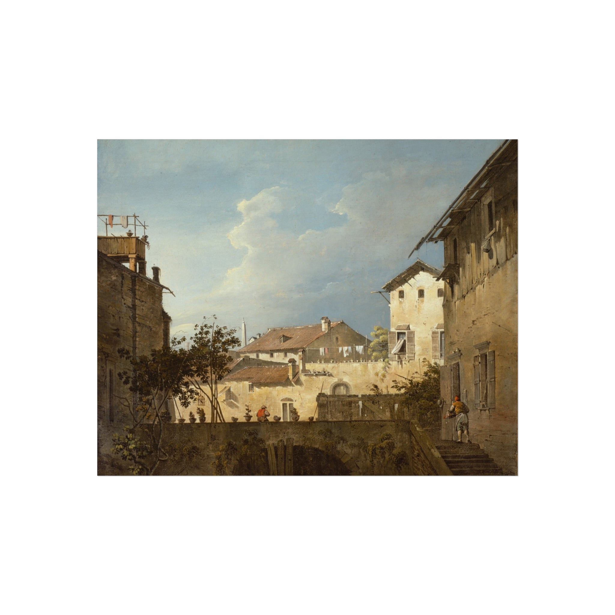 Follower of Canaletto - The Terrace | Fine Art Poster