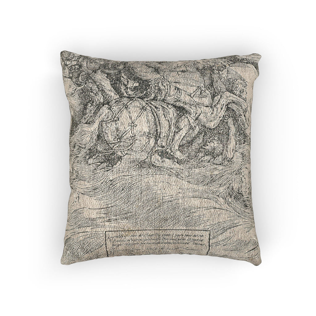 Titian - The Submersion of Pharaoh's Army in the Red Sea | Woven Pillow