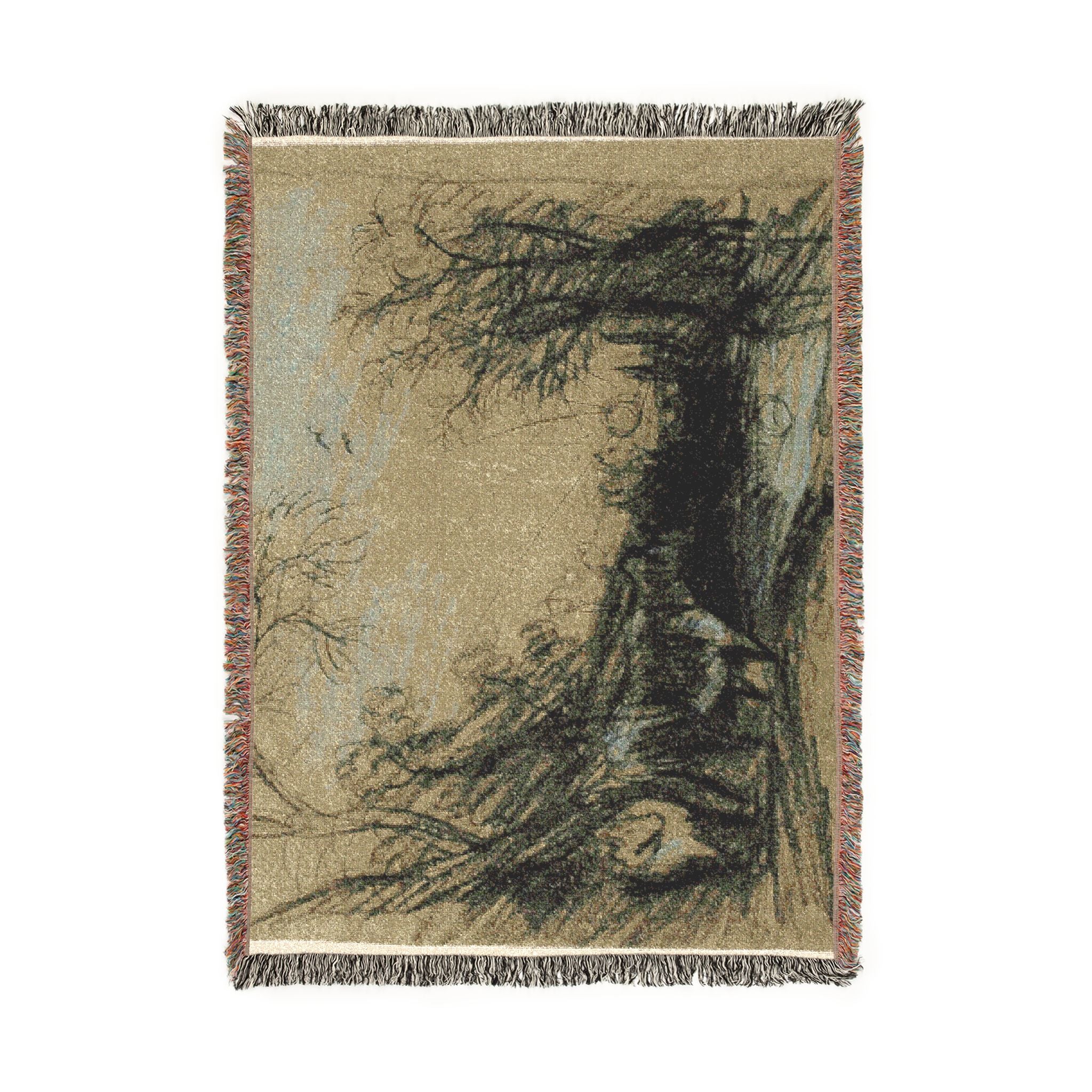 John Constable - Landscape with Cows | Woven Tapestry Blanket