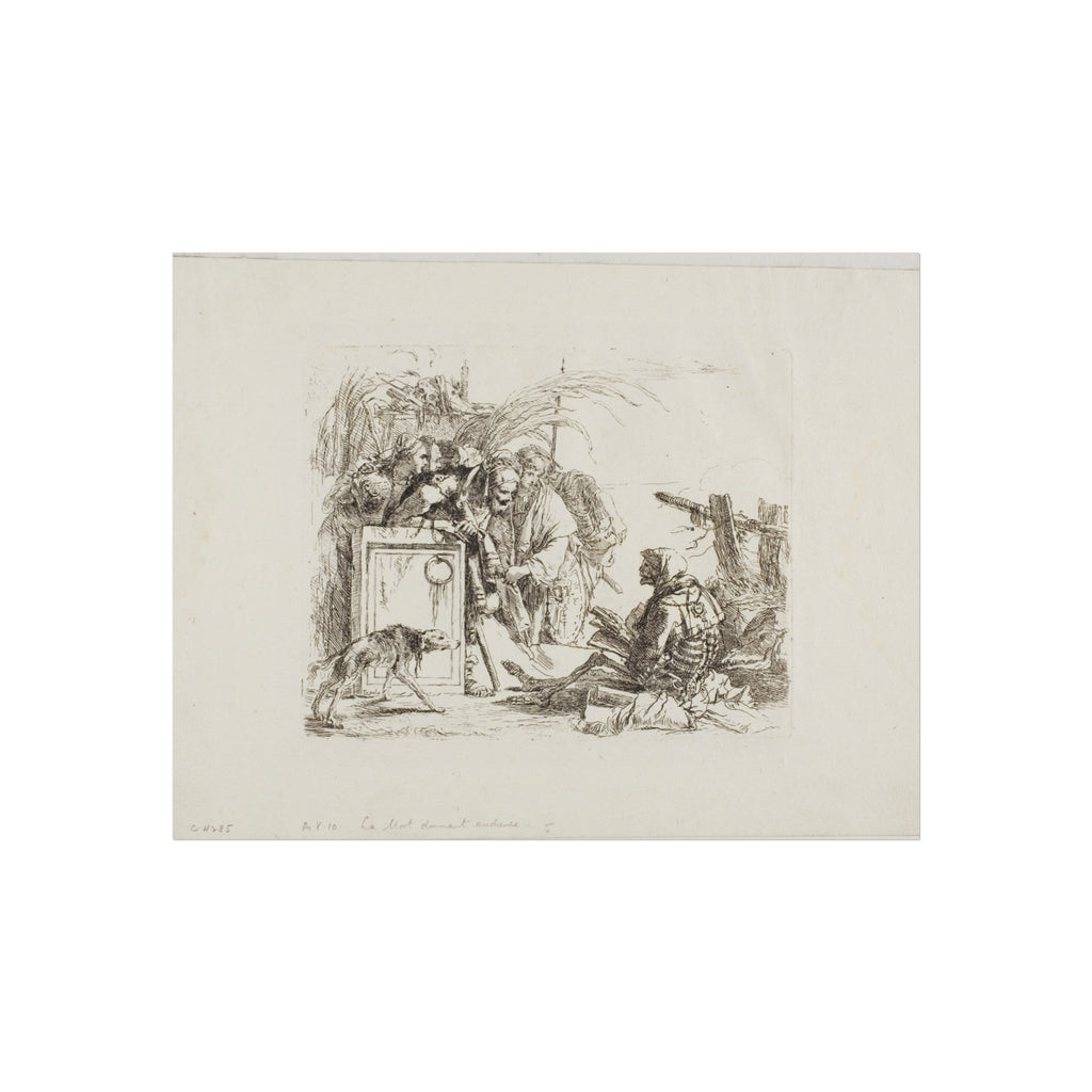 Giovanni Battista Tiepolo - Death Giving Audience, from Capricci | Fine Art Poster