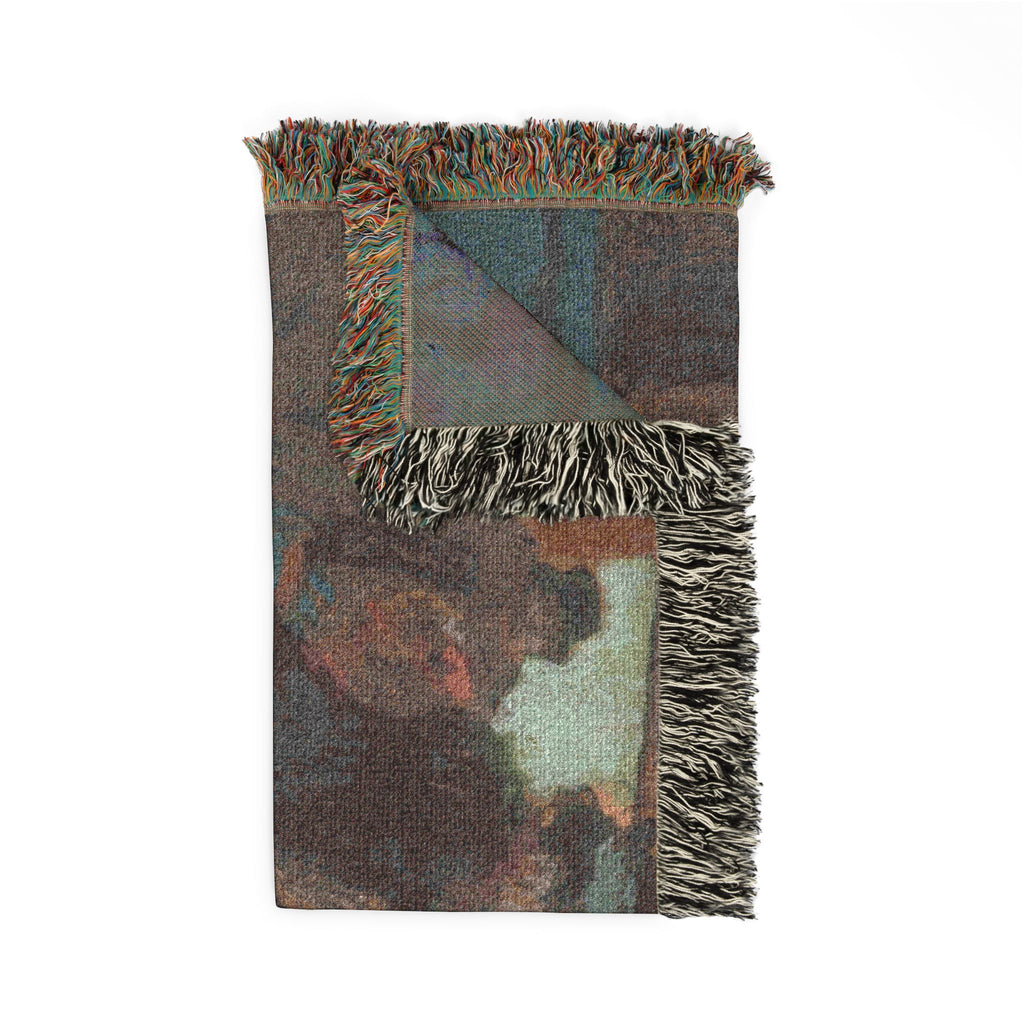 Hilaire Germain Edgar Degas - Café-Concert (The Spectators) | Woven Tapestry Blanket