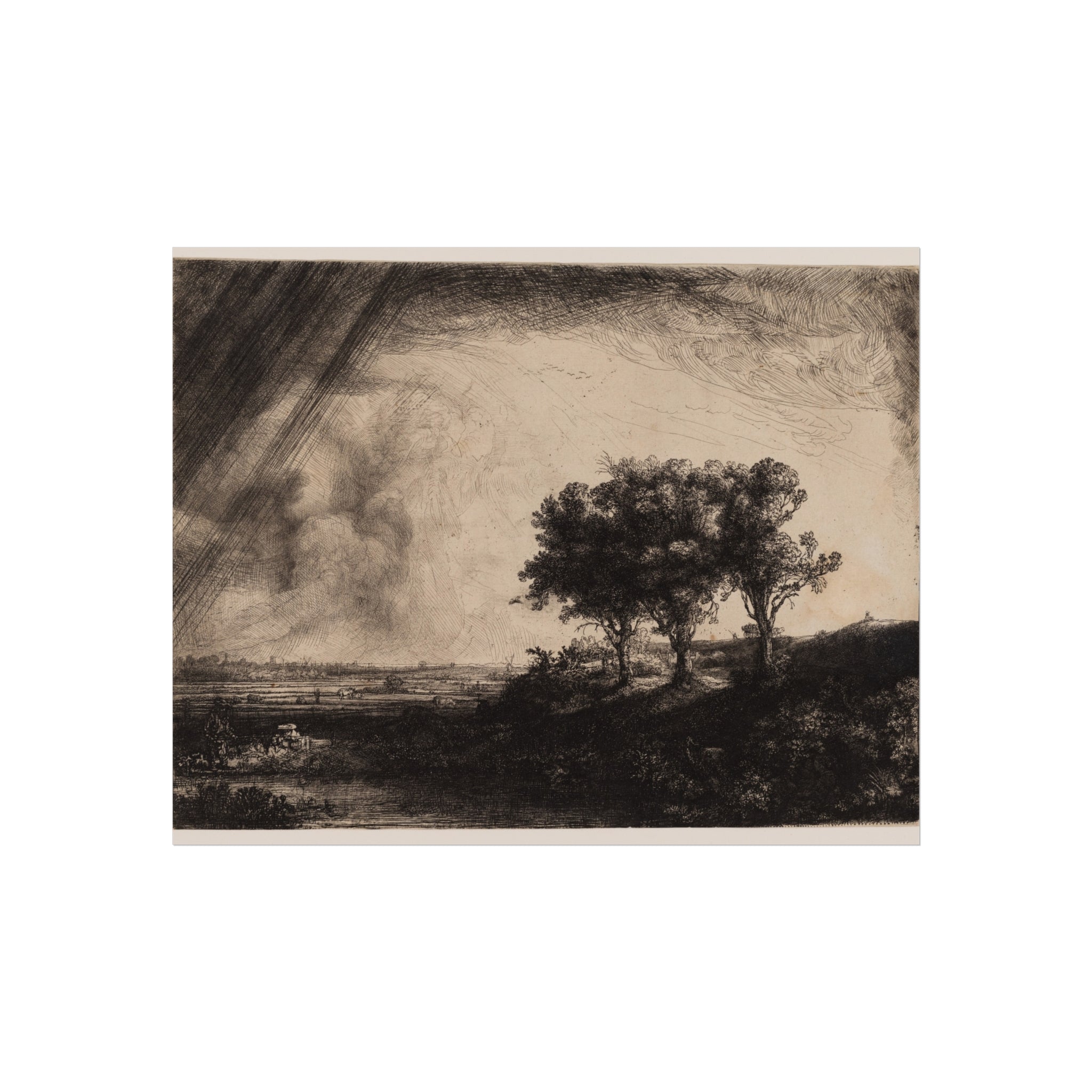 Rembrandt van Rijn - The Three Trees | Fine Art Poster