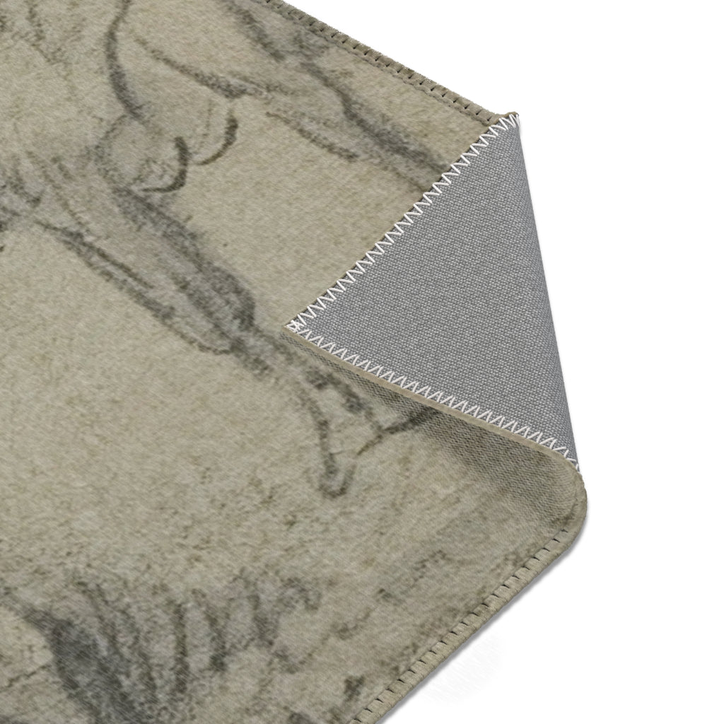 Aelbert Cuyp - Three Sketches of Cows | Area Rug