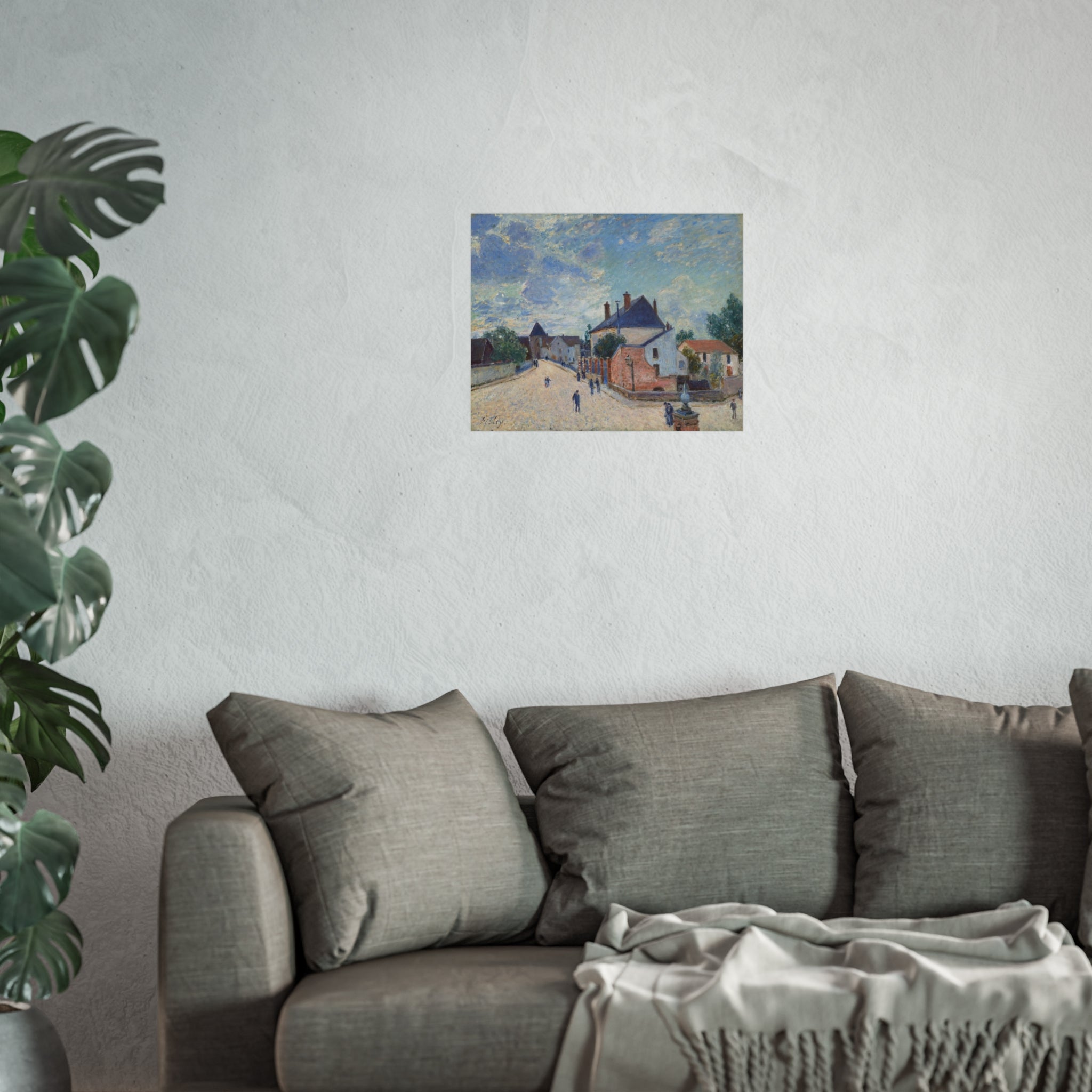 Alfred Sisley - Street in Moret | Fine Art Poster