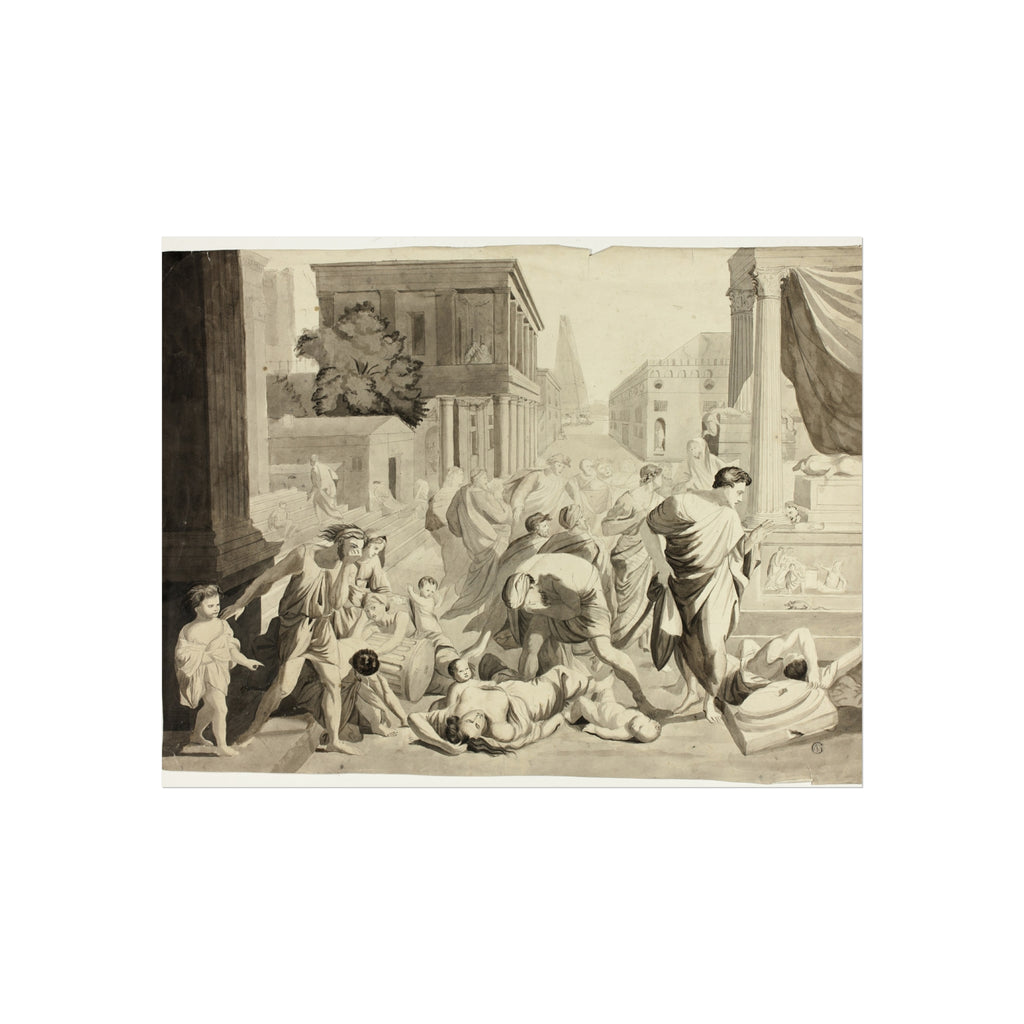 Nicolas Poussin - Plague of Ashdod | Fine Art Poster