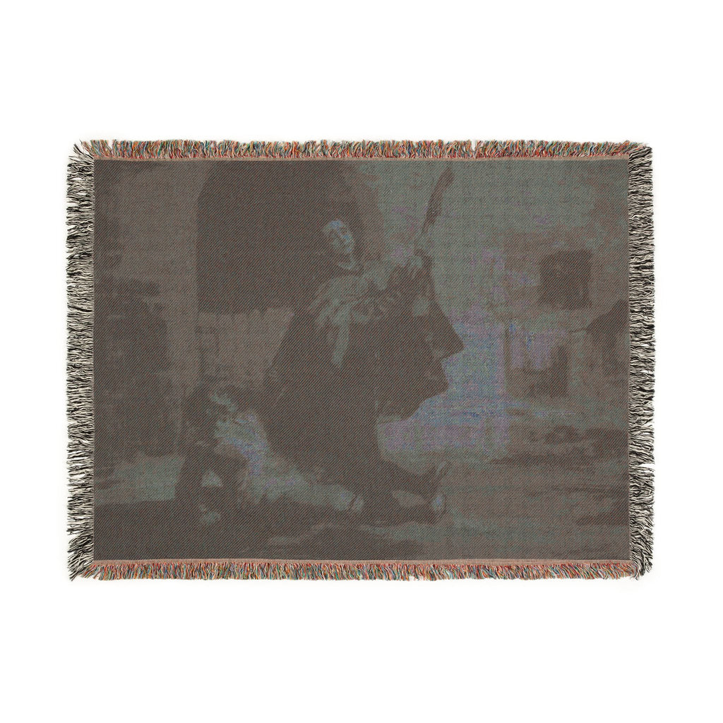 Francisco José de Goya y Lucientes - Friar Pedro Clubs El Maragato with the Butt of the Gun | Woven Tapestry Blanket