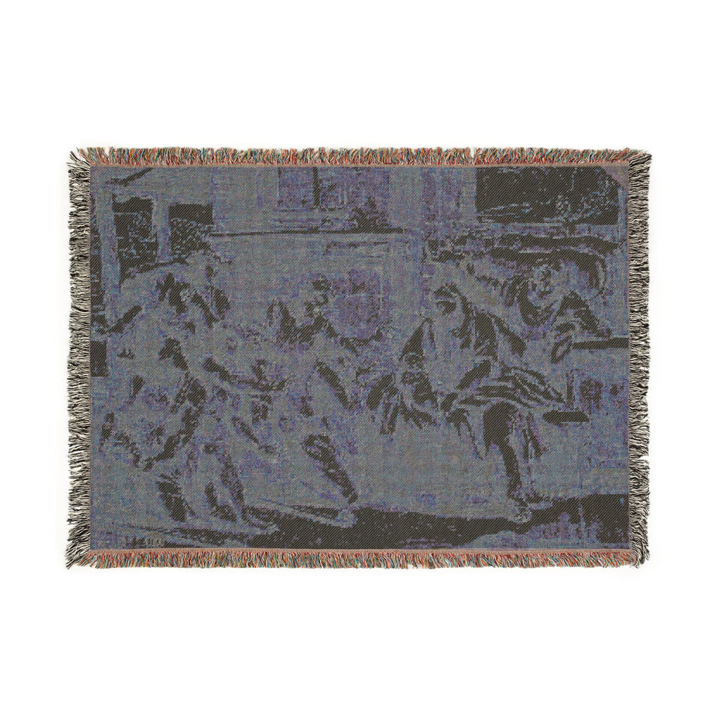 Nicolas Poussin - Adoration of the Shepherds | Woven Tapestry Blanket