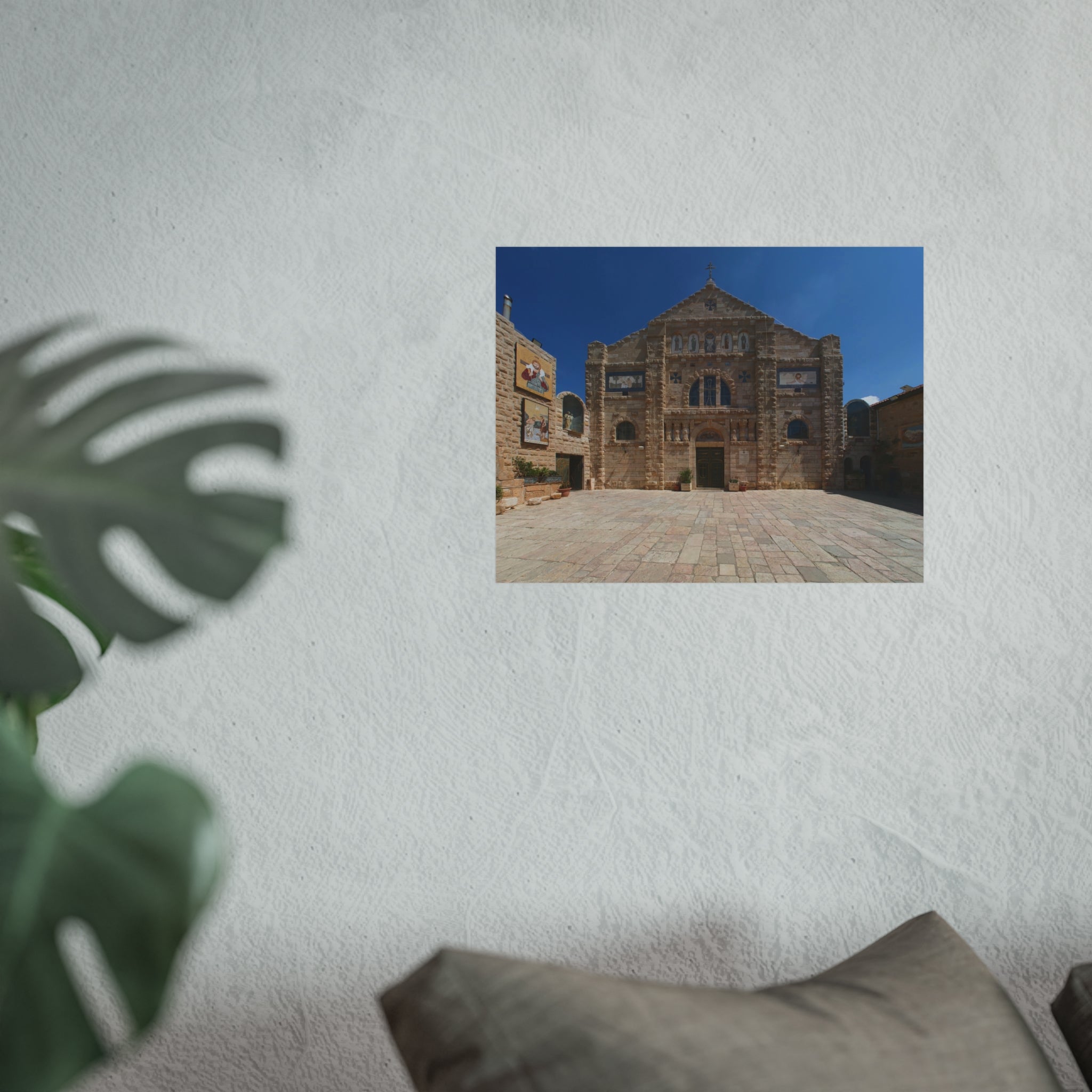 Shrine of the Beheading of Saint John the Baptist, Madaba, Jordan (دير اللاتين مادبا) | Fine Art Poster