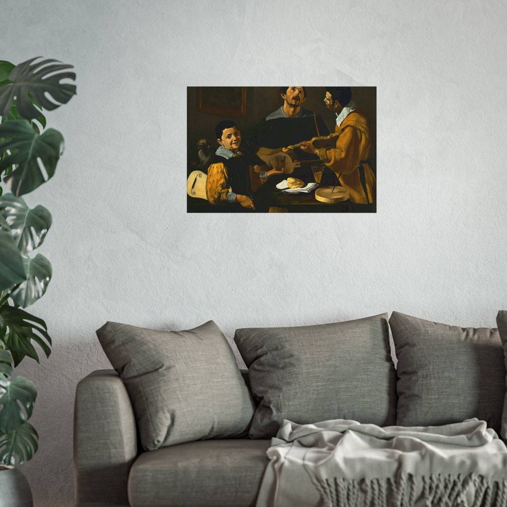 Diego Velázquez - The Three Musicians - Google Art Project | Fine Art Poster