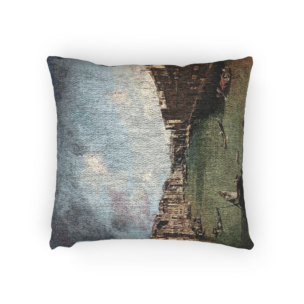 Ca' Rezzonico - Canal Grande da Palazzo Balbi a Rialto C.1722 - Canaletto | Woven Pillow