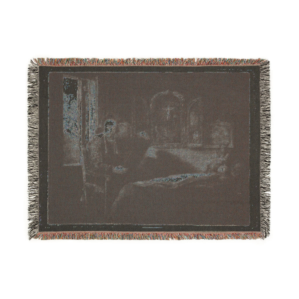 Rembrandt van Rijn - Abraham Francen, Apothecary | Woven Tapestry Blanket