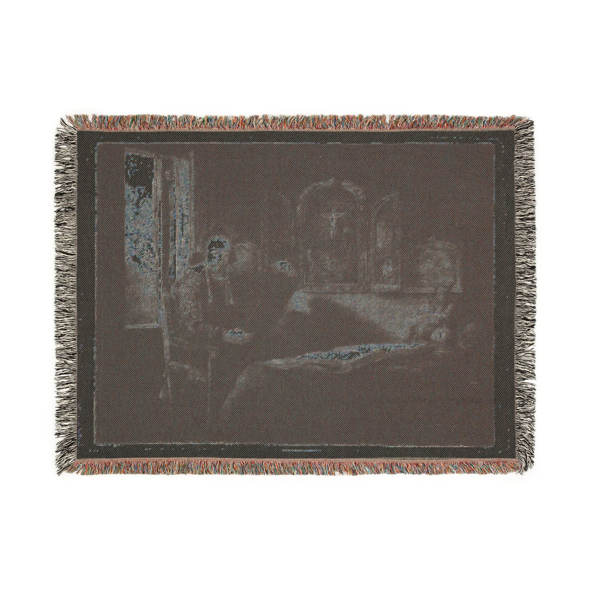 Rembrandt van Rijn - Abraham Francen, Apothecary | Woven Tapestry Blanket