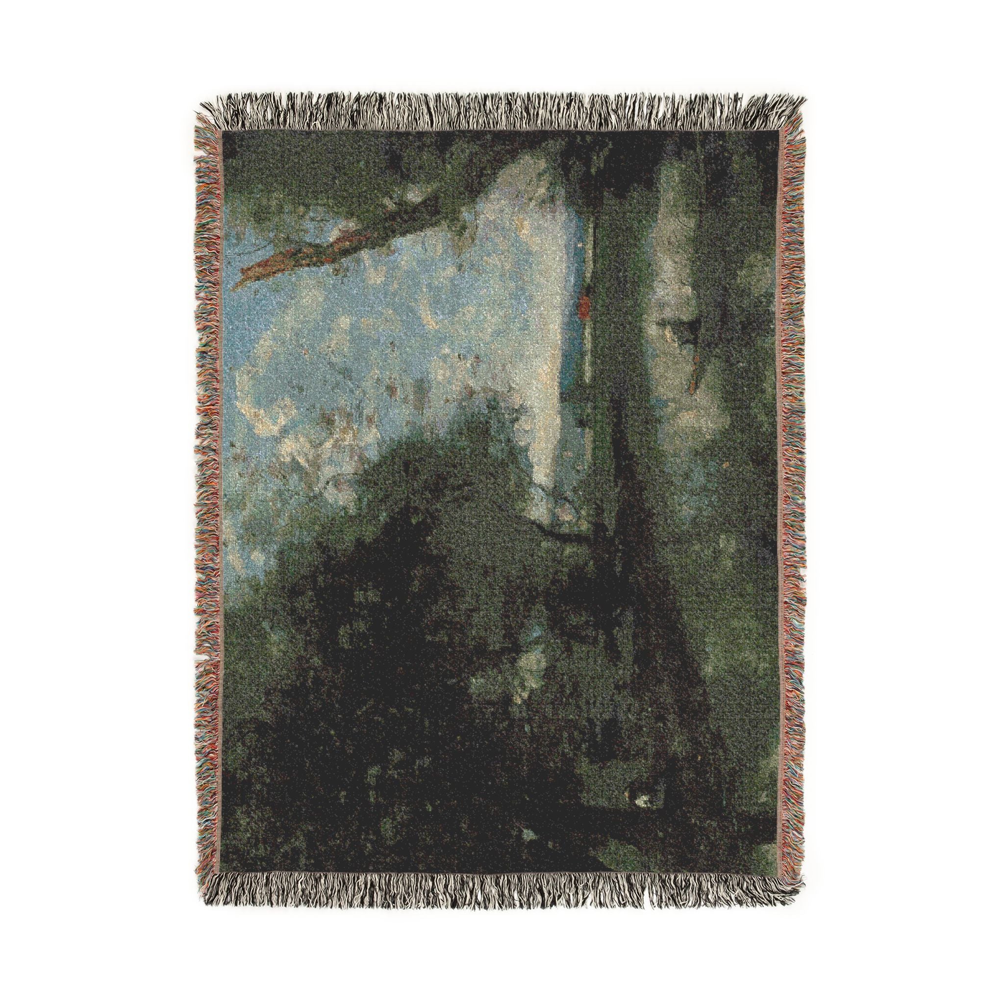 Jean Baptiste Camille Corot - Landscape | Woven Tapestry Blanket