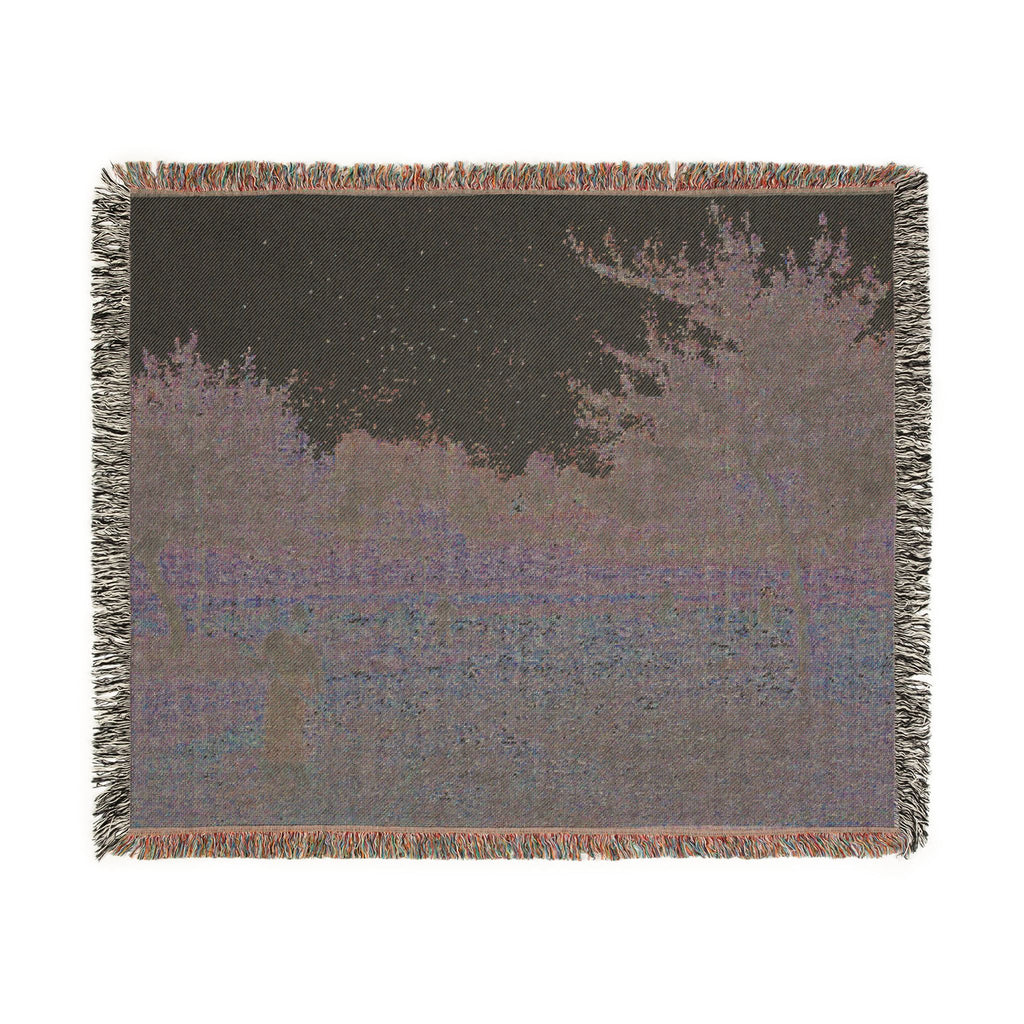 Camille Pissarro - Haymaking at Éragny | Woven Tapestry Blanket