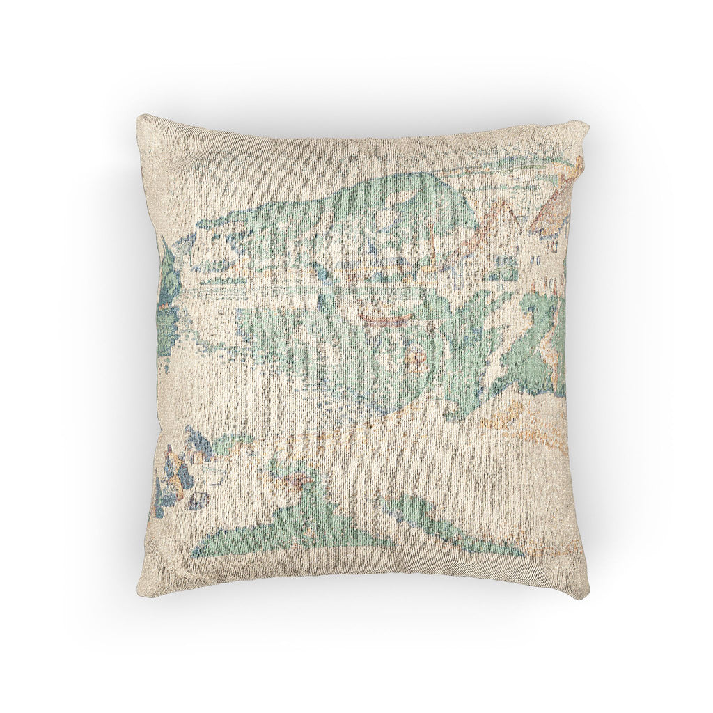 Paul Signac - The Andelys | Woven Pillow