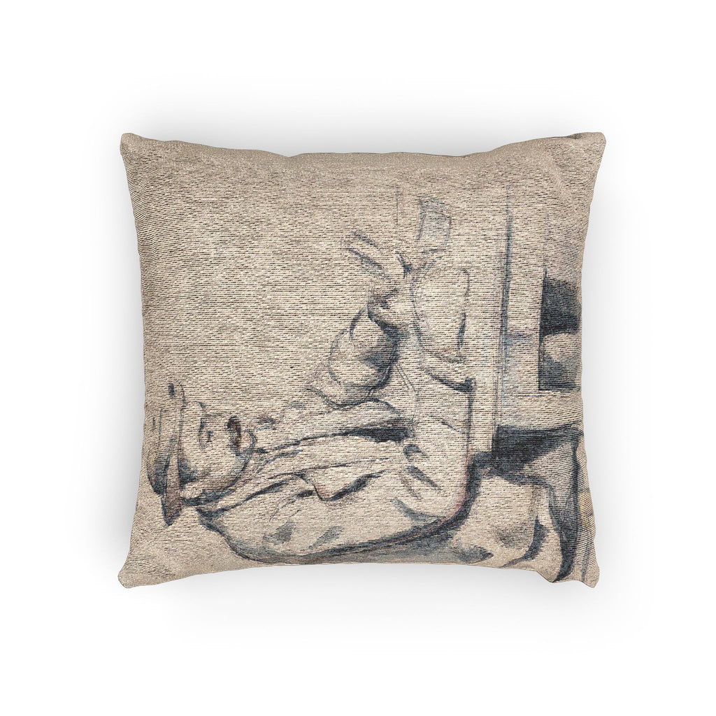 Paul Cezanne - A Study for the Card Players | Woven Pillow