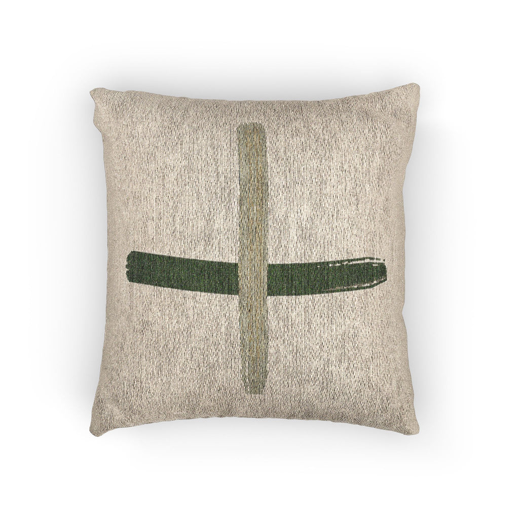 Grove Crossed Strokes Woven Pillow