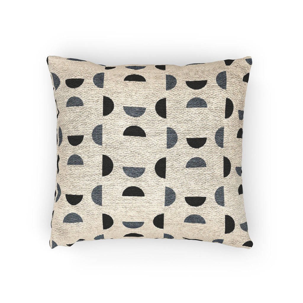 Inkwell Half Moon Woven Pillow