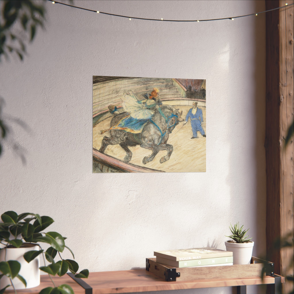 Henri de Toulouse-Lautrec - At the Circus Work in the Ring | Fine Art Poster