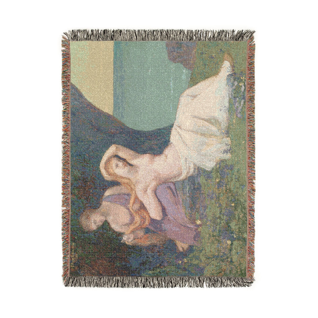 Pierre Puvis de Chavannes - In the Heather | Woven Tapestry Blanket