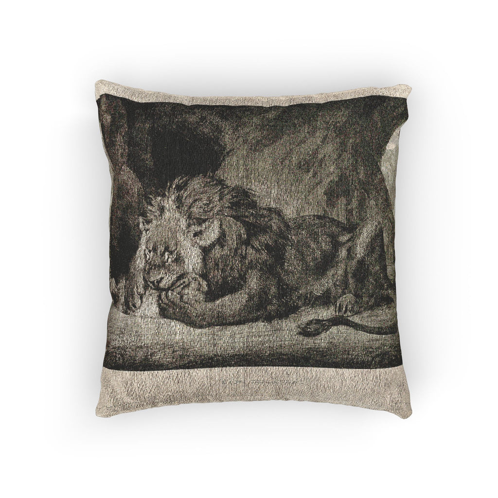 Eugène Delacroix - Lion of the Atlas Mountains | Woven Pillow