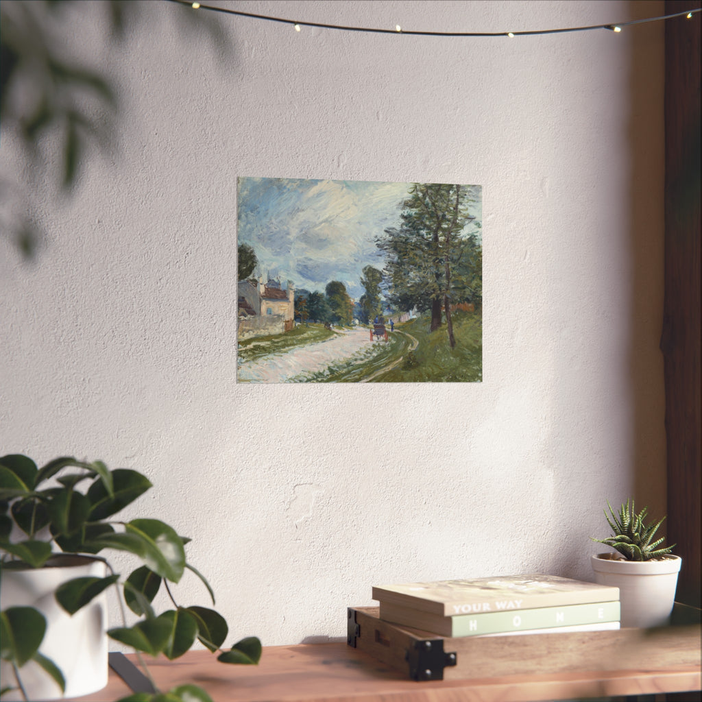 Alfred Sisley - A Turn in the Road | Fine Art Poster