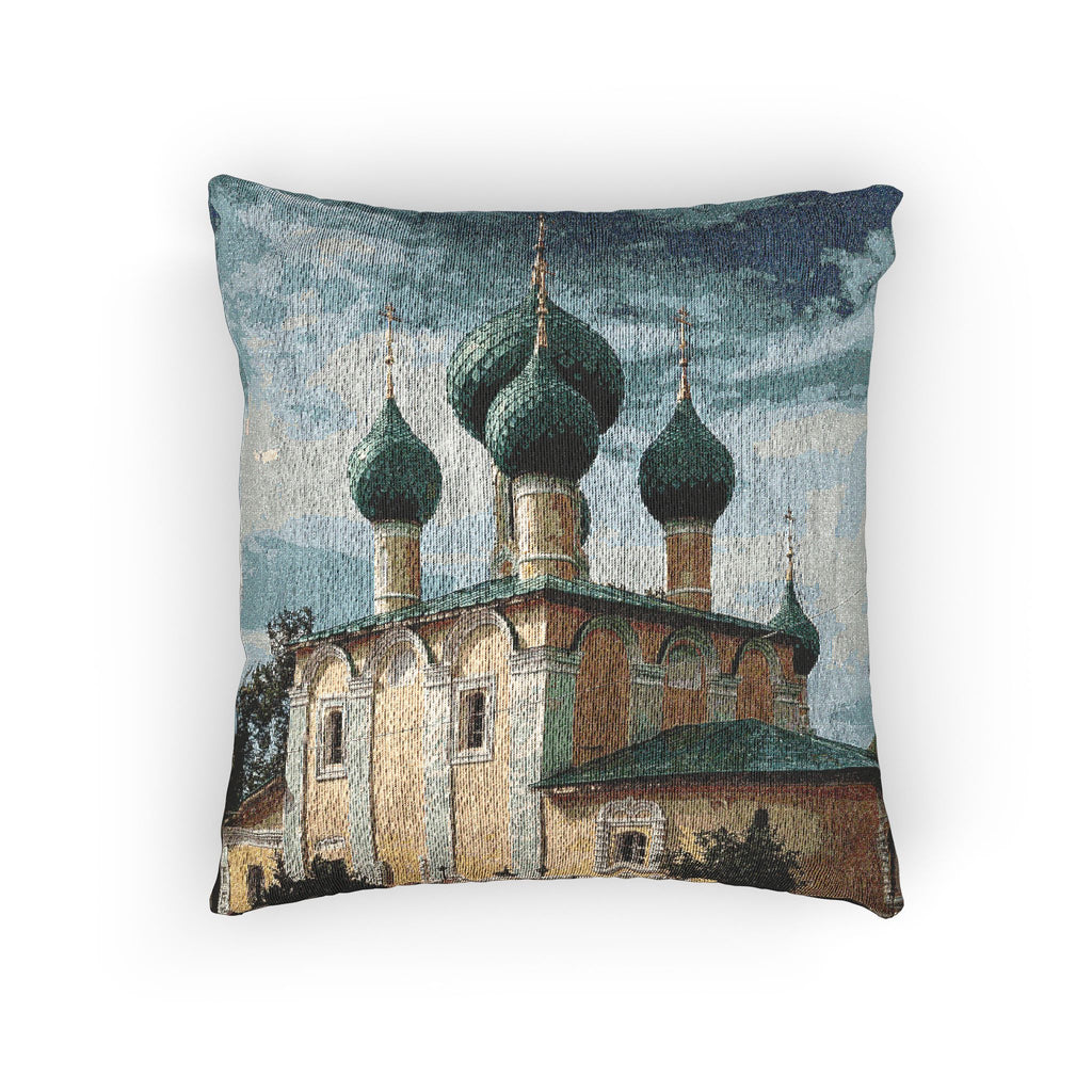Church of the Beheading of Saint John the Baptist Alekseyevsky Monastery Uglich 2023-07-22 7452 | Woven Pillow