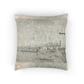 Canaletto - The Tower of Malghera, from Vedute | Woven Pillow