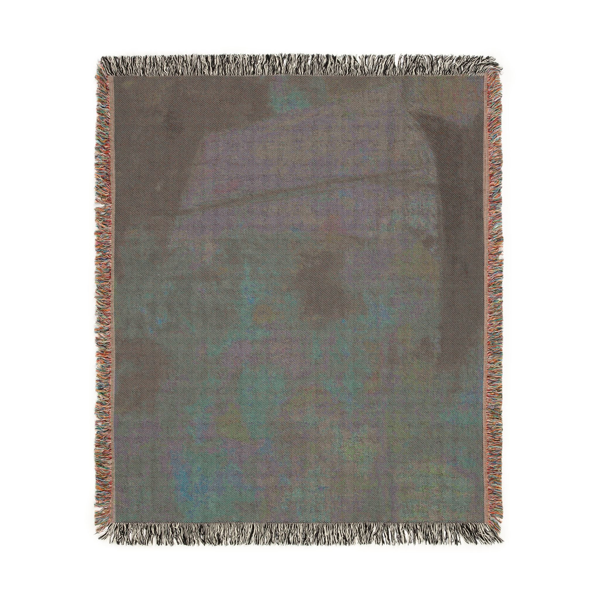 Odilon Redon - Flower Clouds | Woven Tapestry Blanket