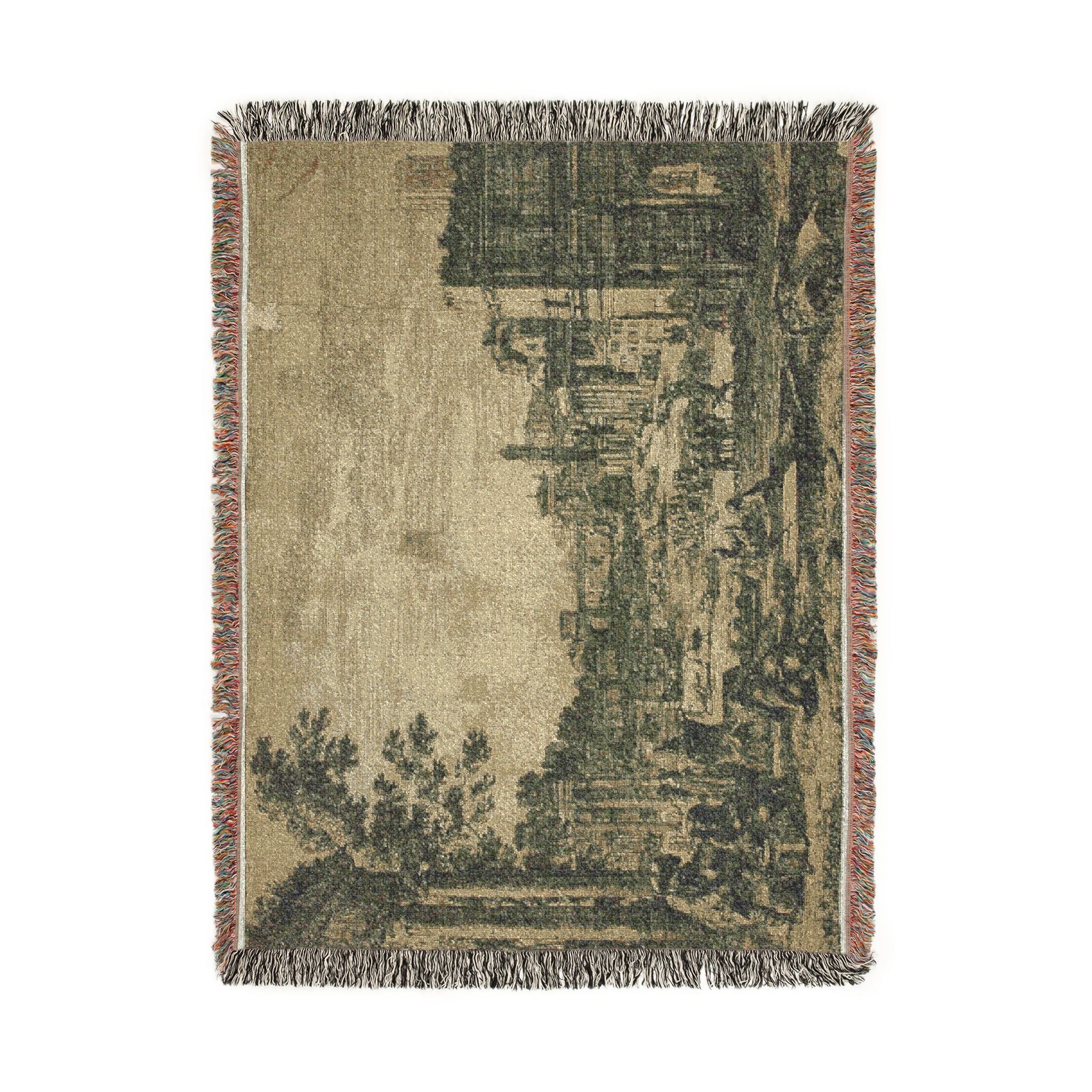 Claude Lorrain - The Roman Forum | Woven Tapestry Blanket