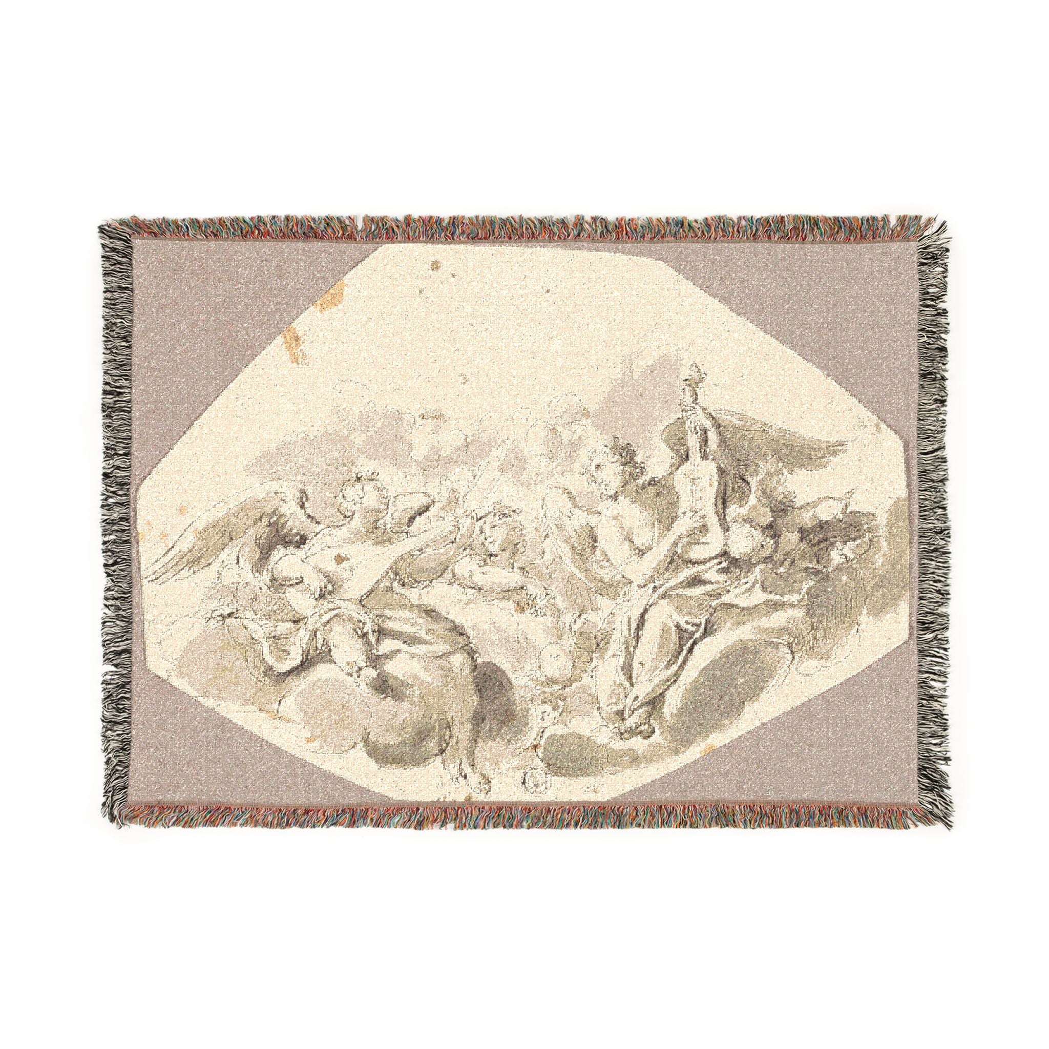 Giovanni Battista Tiepolo - Musician Angels | Woven Tapestry Blanket