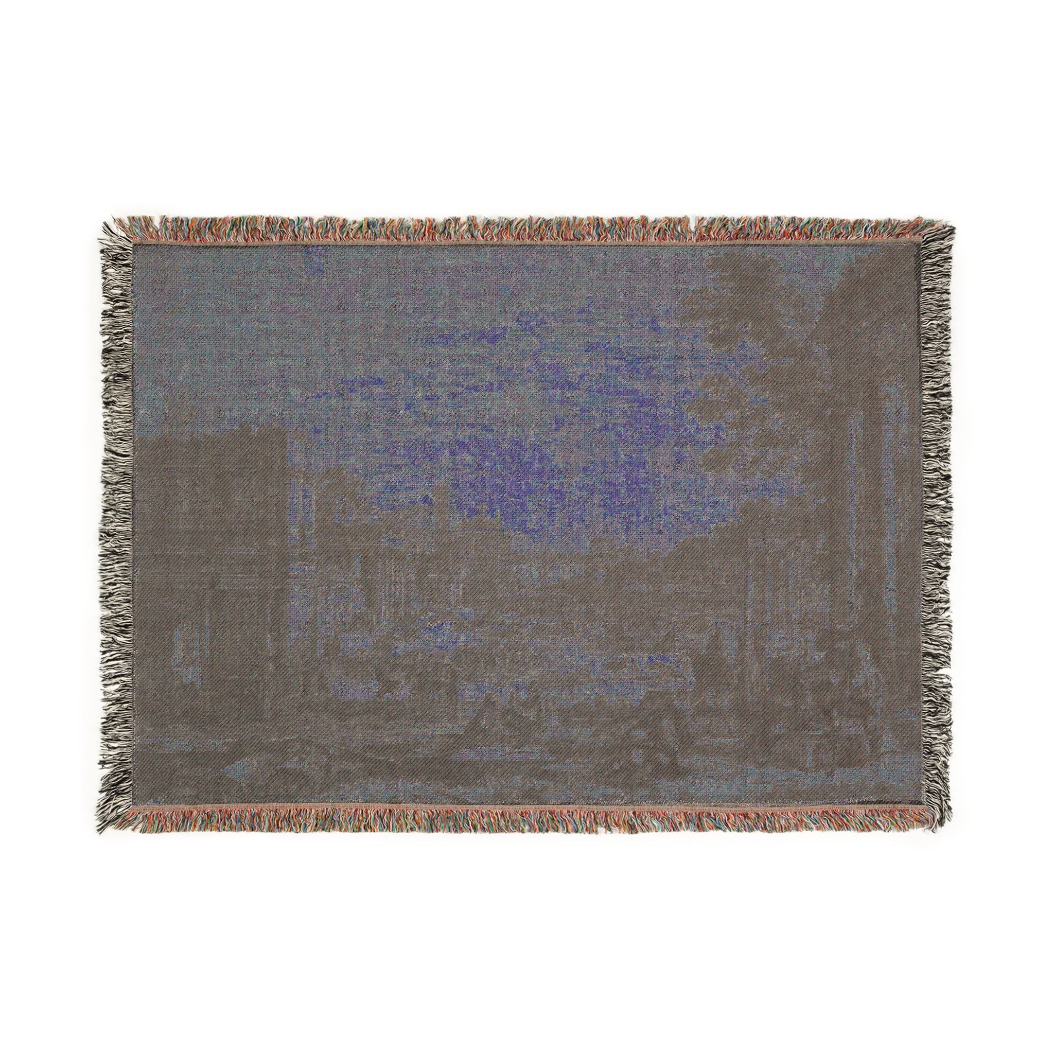 Claude Lorrain - The Roman Forum | Woven Tapestry Blanket
