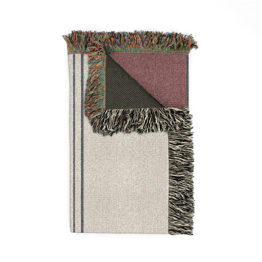 Orchard Throw — Stone · Fig · Slate