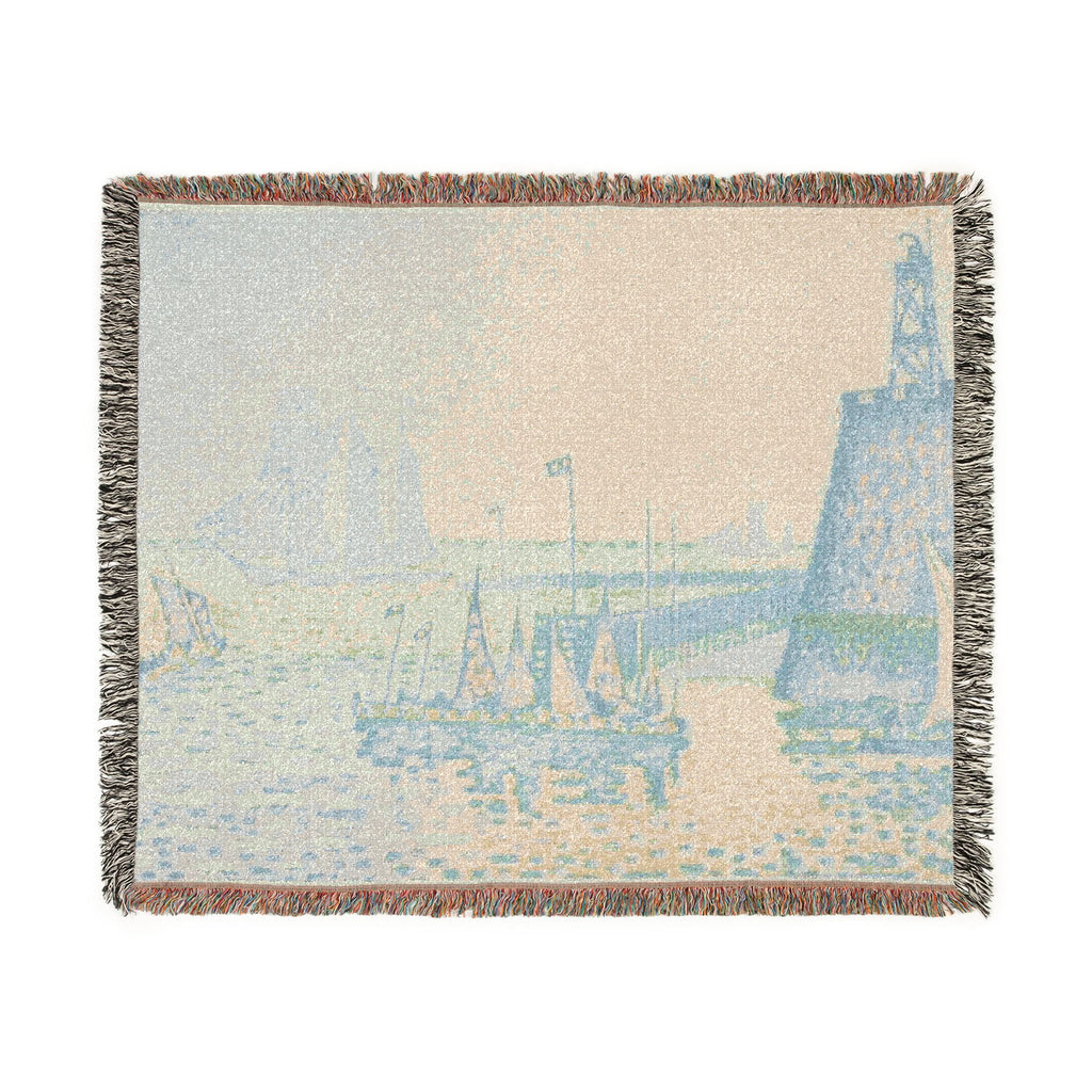 Paul Signac - Evening | Woven Tapestry Blanket