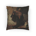 Francisco José de Goya y Lucientes - Friar Pedro Clubs El Maragato with the Butt of the Gun | Woven Pillow