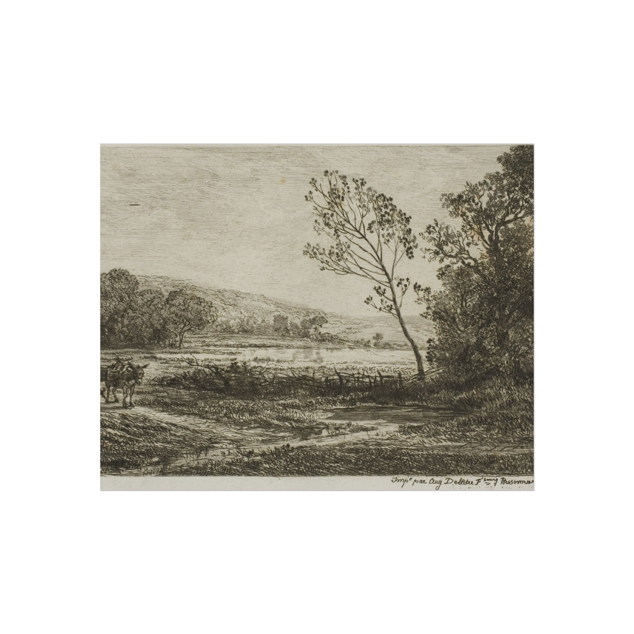 Autumn Charles-François Daubigny Fine Art Poster
