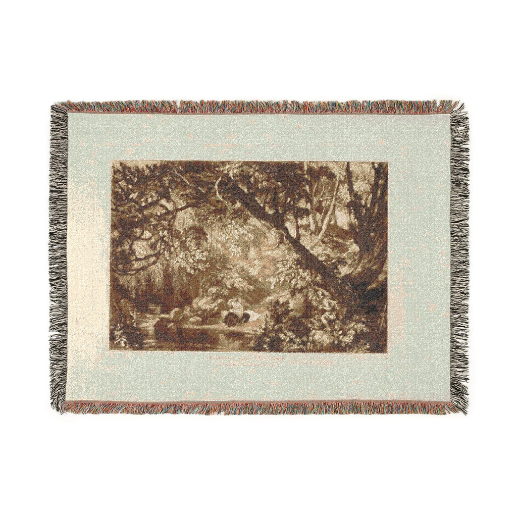 Joseph Mallord William Turner - Aesacus and Hesperie, plate 66 from Liber Studiorum | Woven Tapestry Blanket