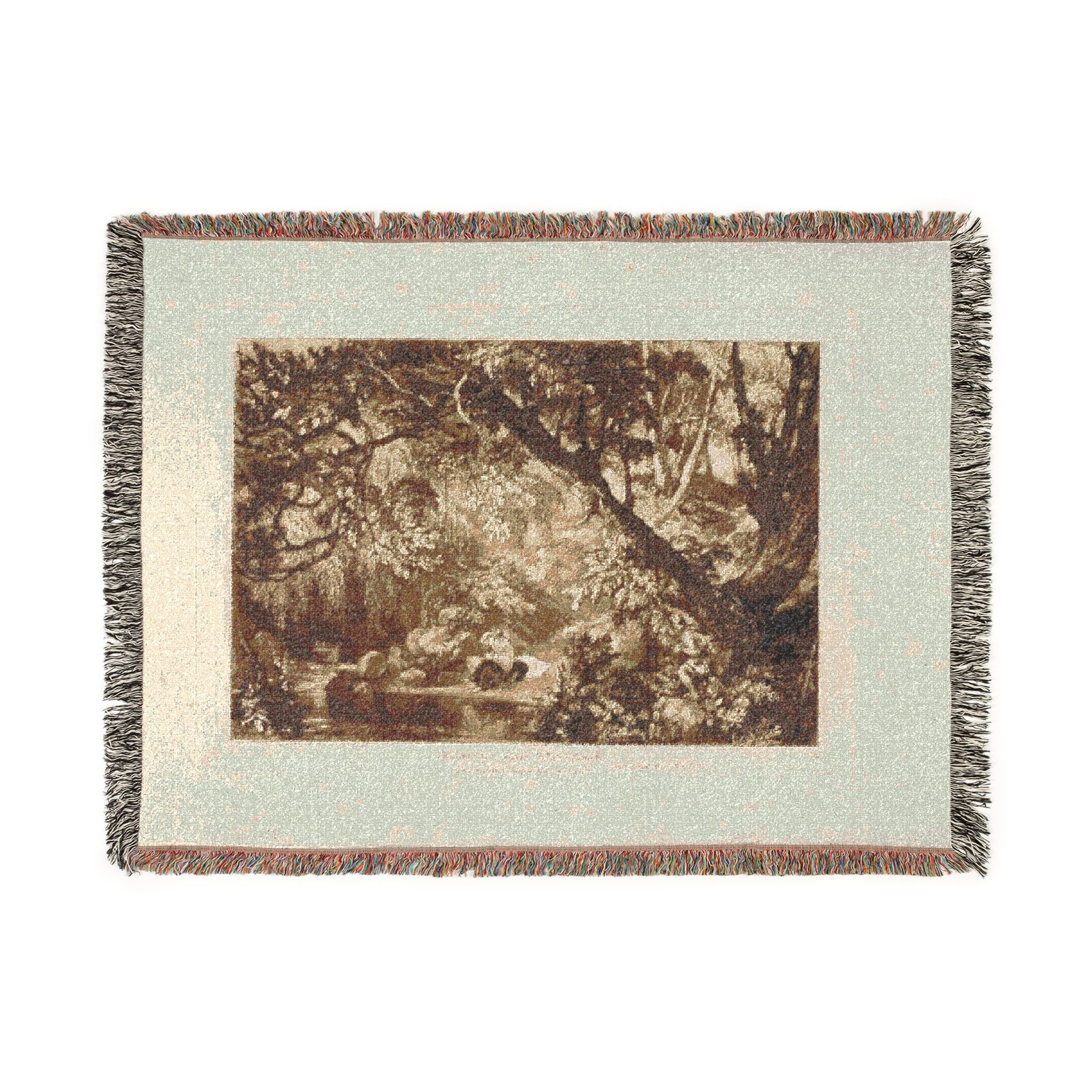 Joseph Mallord William Turner - Aesacus and Hesperie, plate 66 from Liber Studiorum | Woven Tapestry Blanket