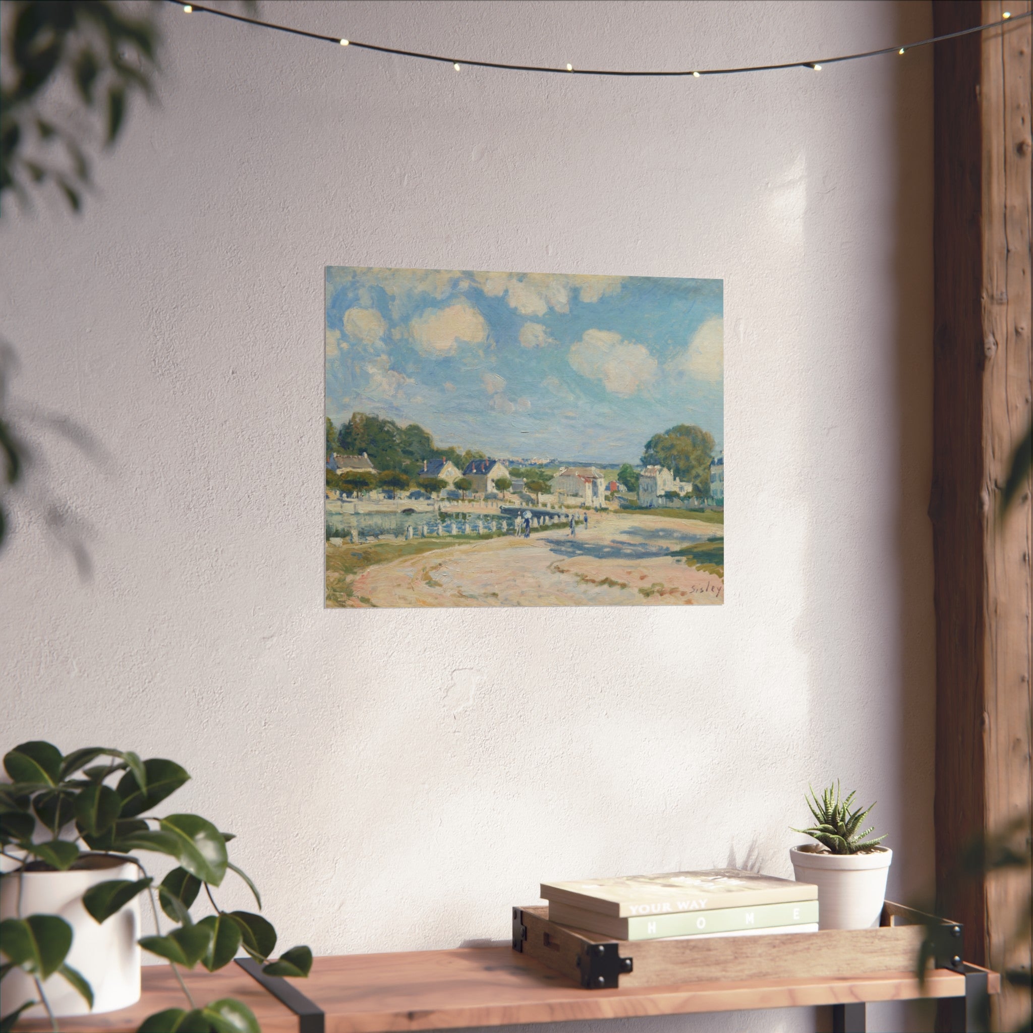 Alfred Sisley - Watering Place at Marly | Fine Art Poster