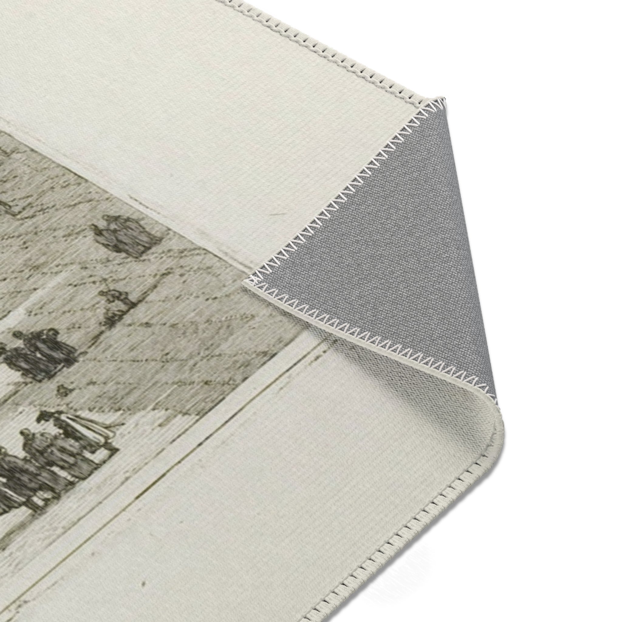 Canaletto - Prà della Valle, from Vedute | Area Rug
