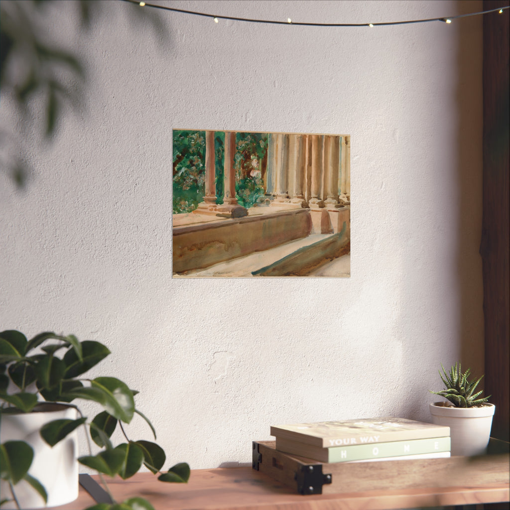 John Singer Sargent - Tarragona Terrace and Garden | Fine Art Poster