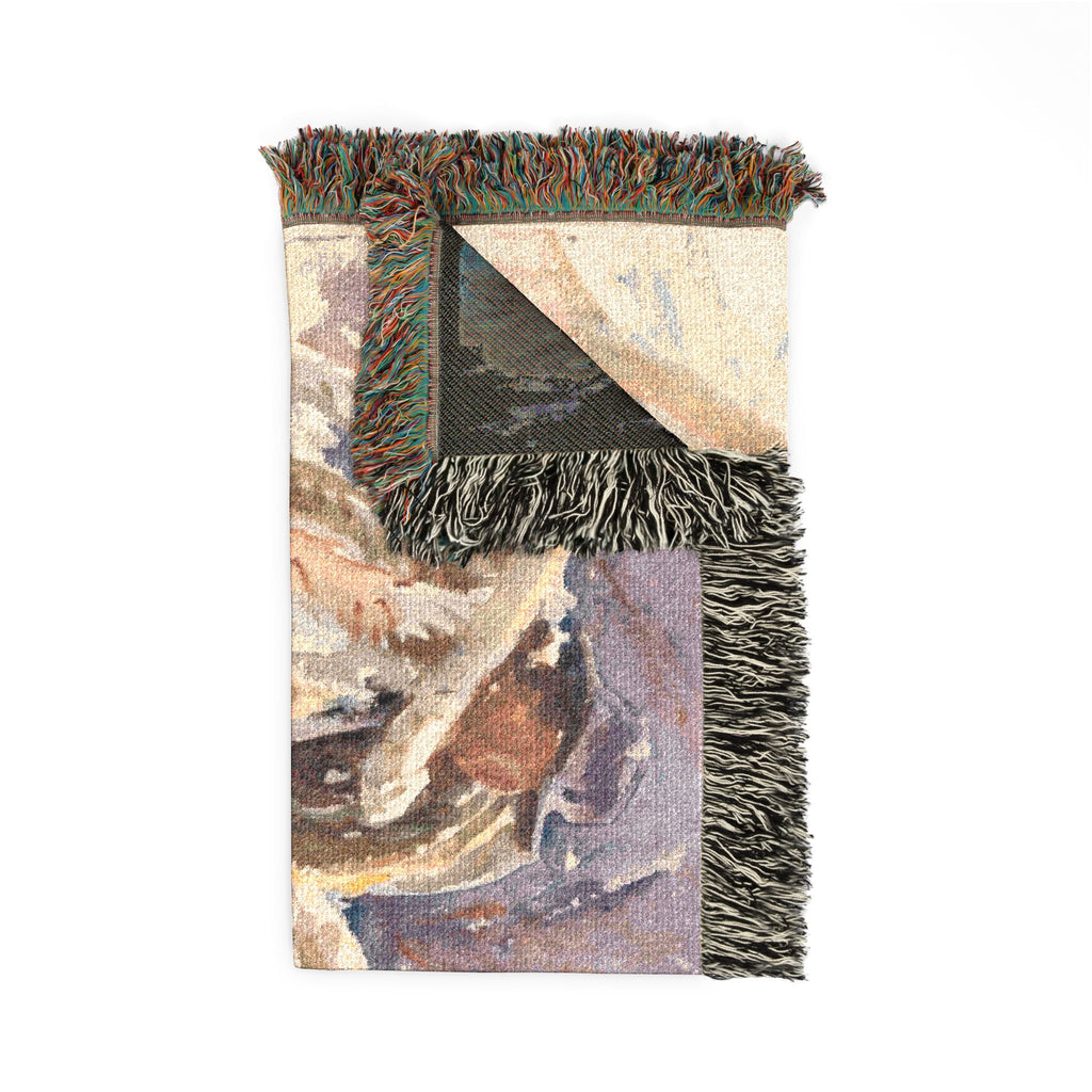 John Singer Sargent - Workmen at Carrara | Woven Tapestry Blanket