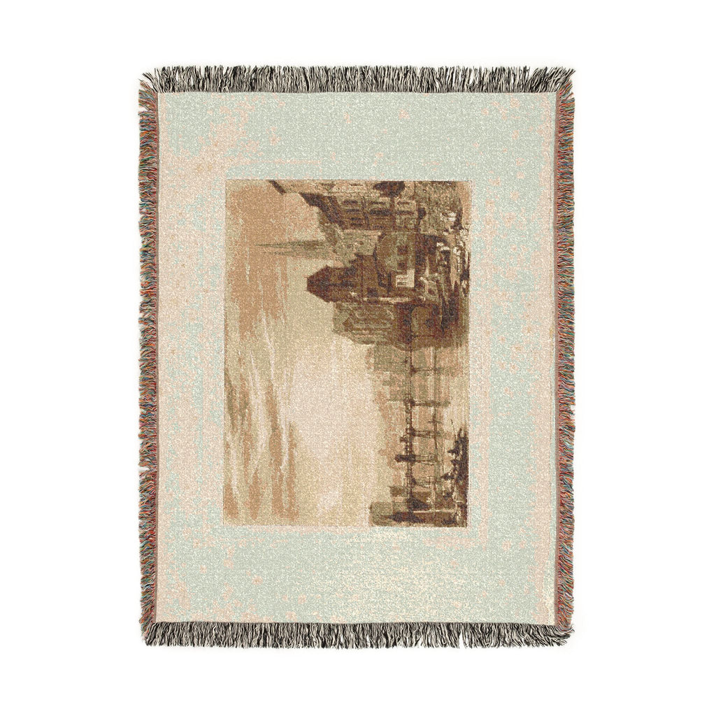 Joseph Mallord William Turner - Basle, plate 5 from Liber Studiorum | Woven Tapestry Blanket