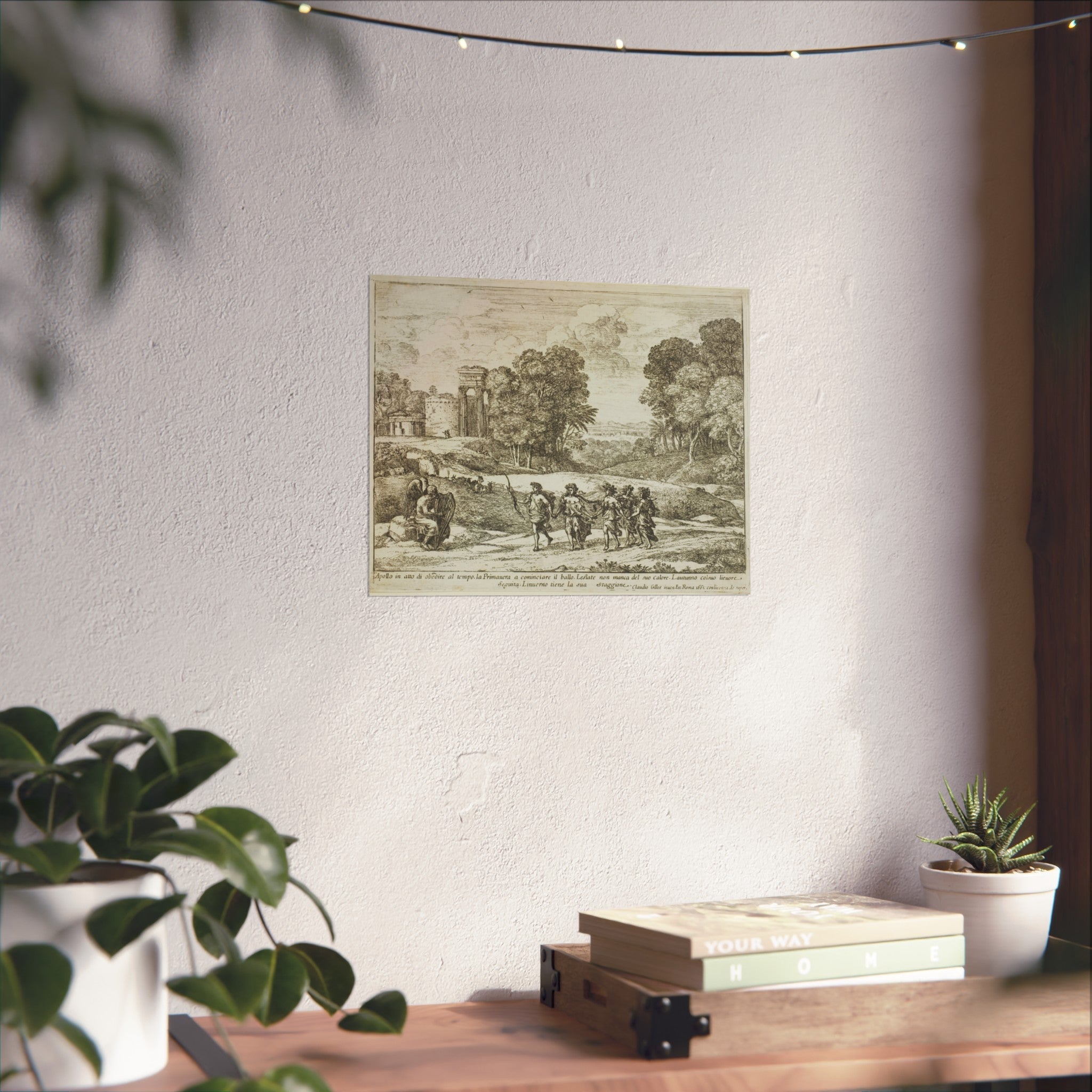 Claude Lorrain - Time, Apollo and the Seasons | Fine Art Poster