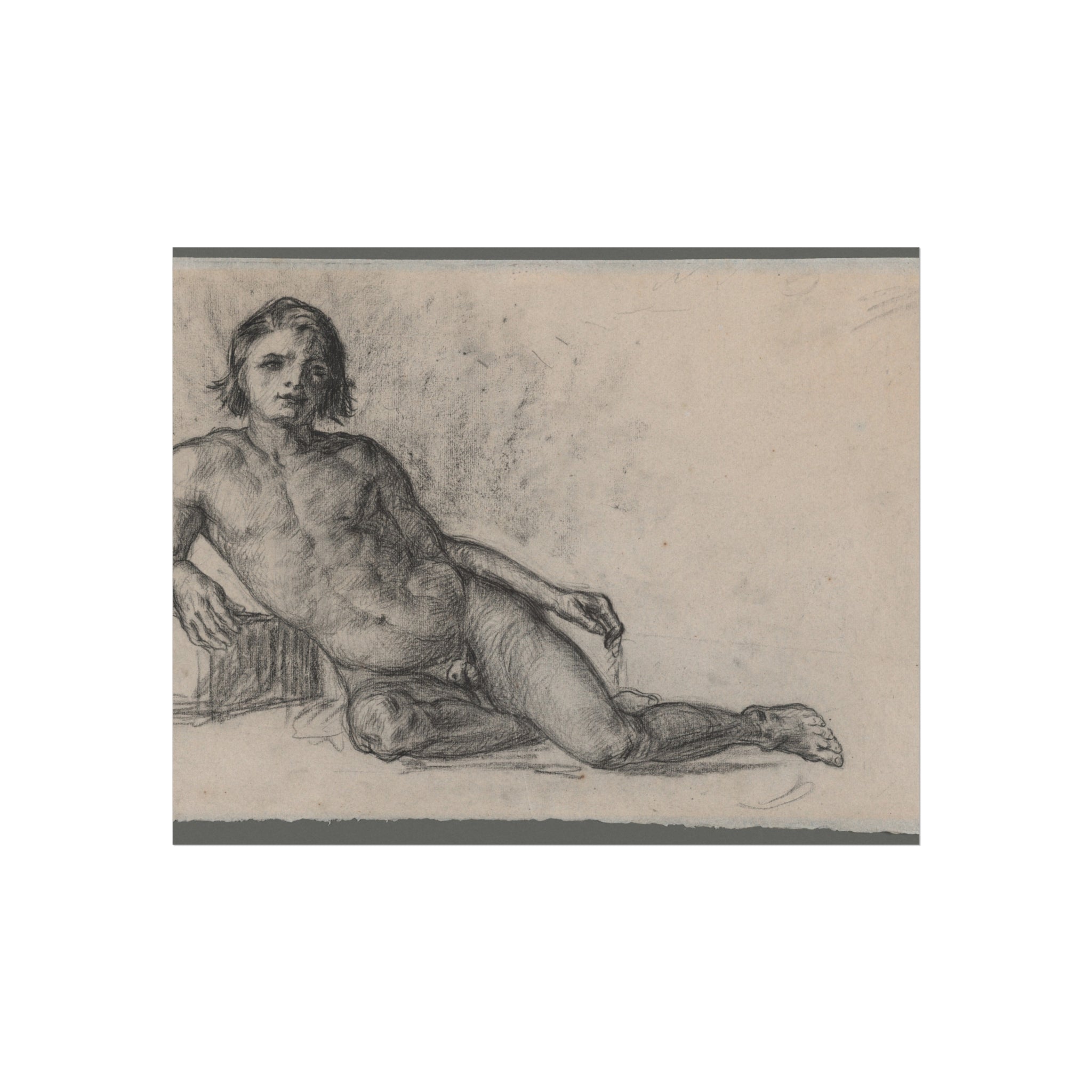 Male Nude Paul Cezanne Fine Art Poster