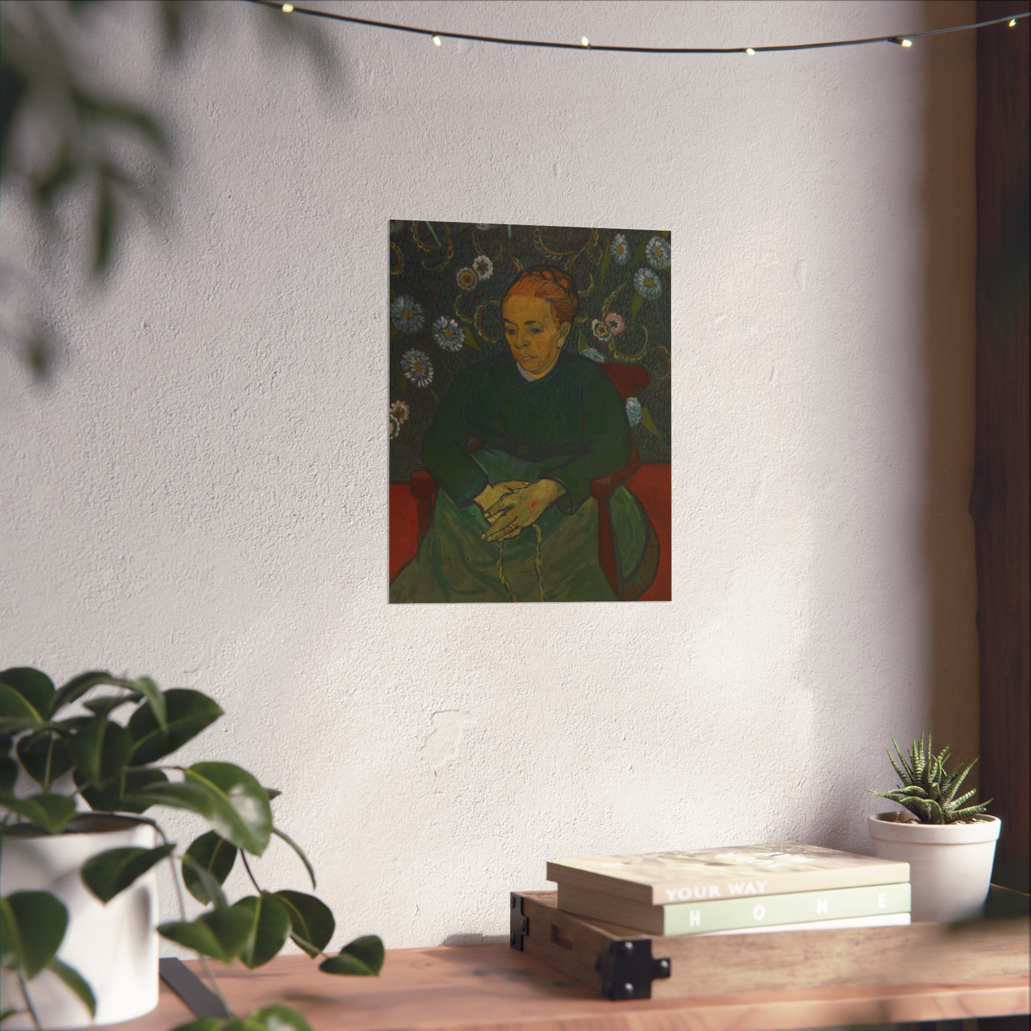 Vincent van Gogh - La Berceuse (Madame Roulin) | Fine Art Poster