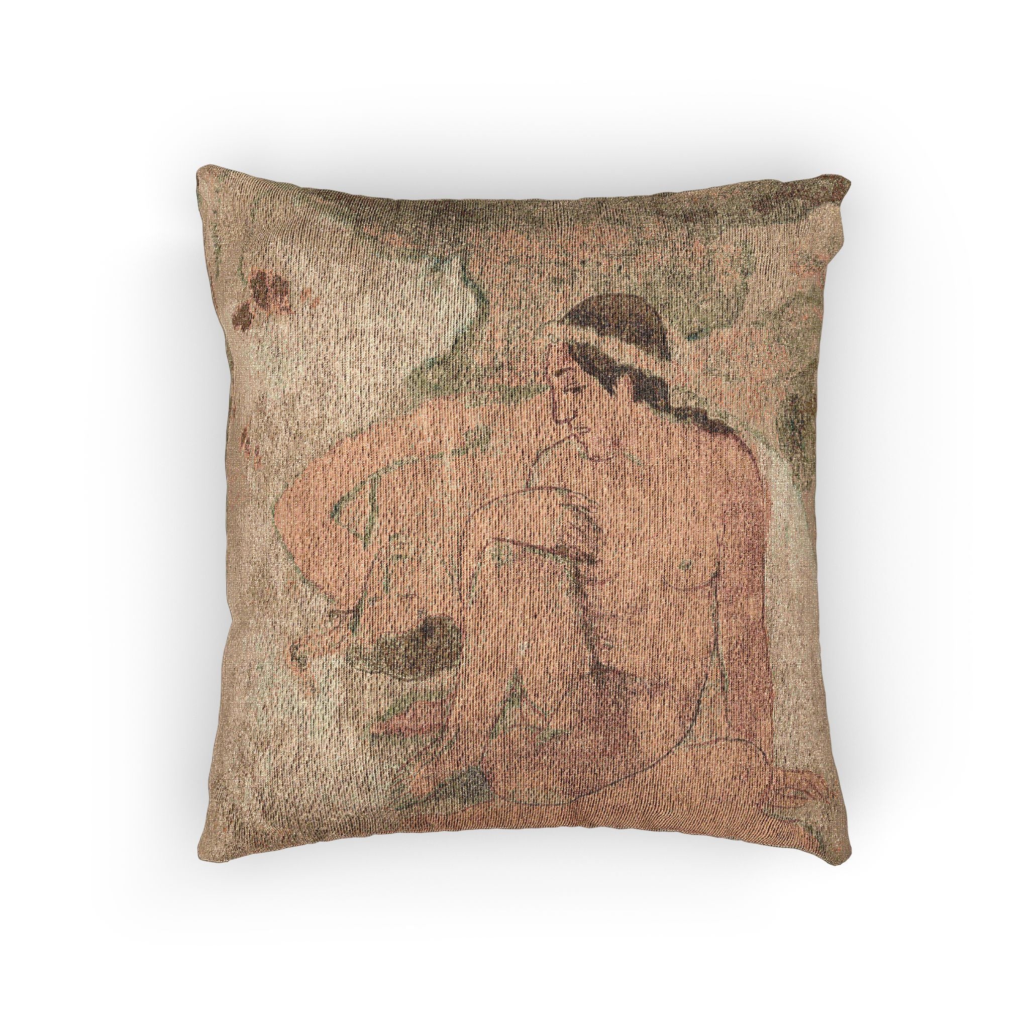 Paul Gauguin - Aha oe feii (What! Are You Jealous ) | Woven Pillow